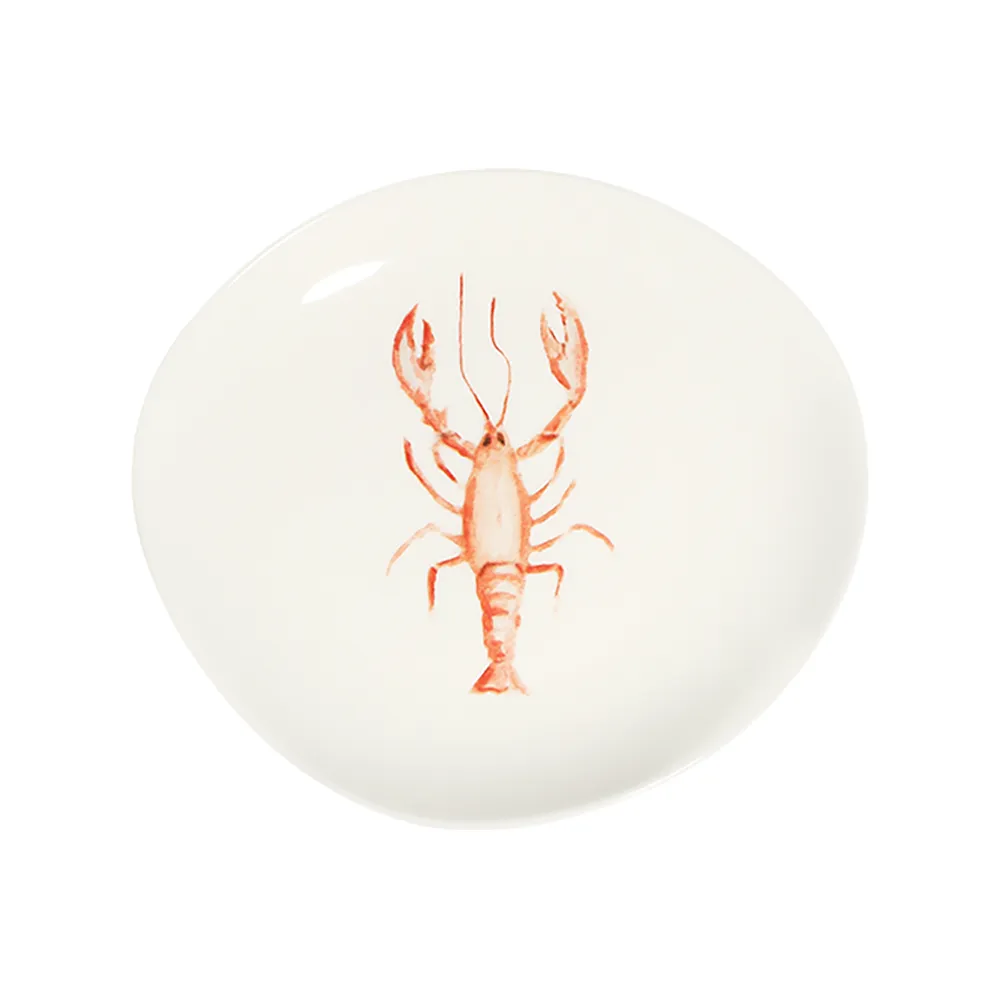 Lobster Coral Pebble Düz Tabak 27 cm