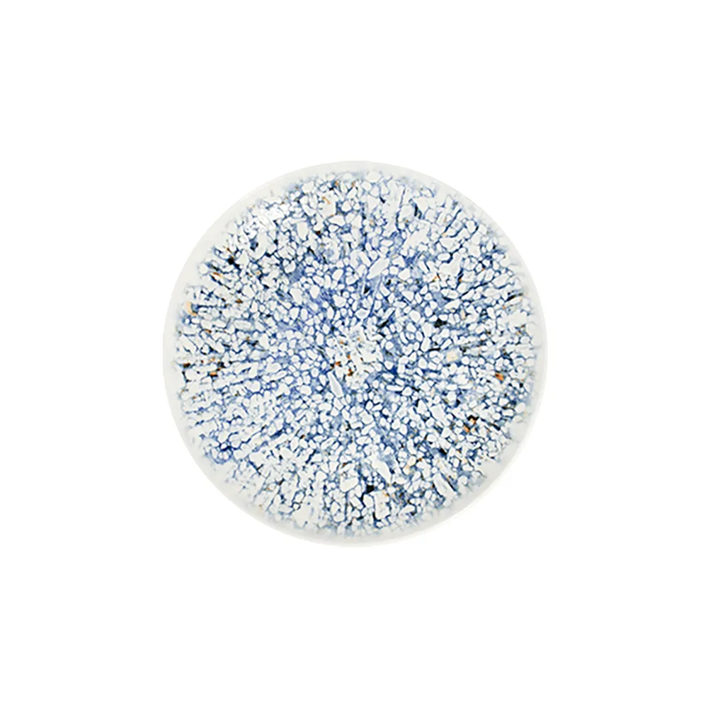 Mosaic Blue Tuval Düz Tabak 20 cm