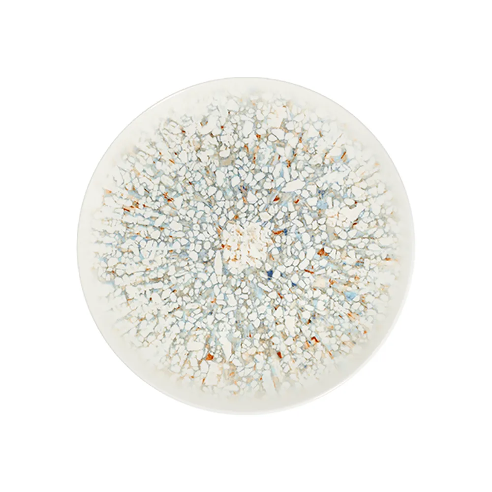 Mosaic Turquoise Tuval Düz Tabak 25 cm