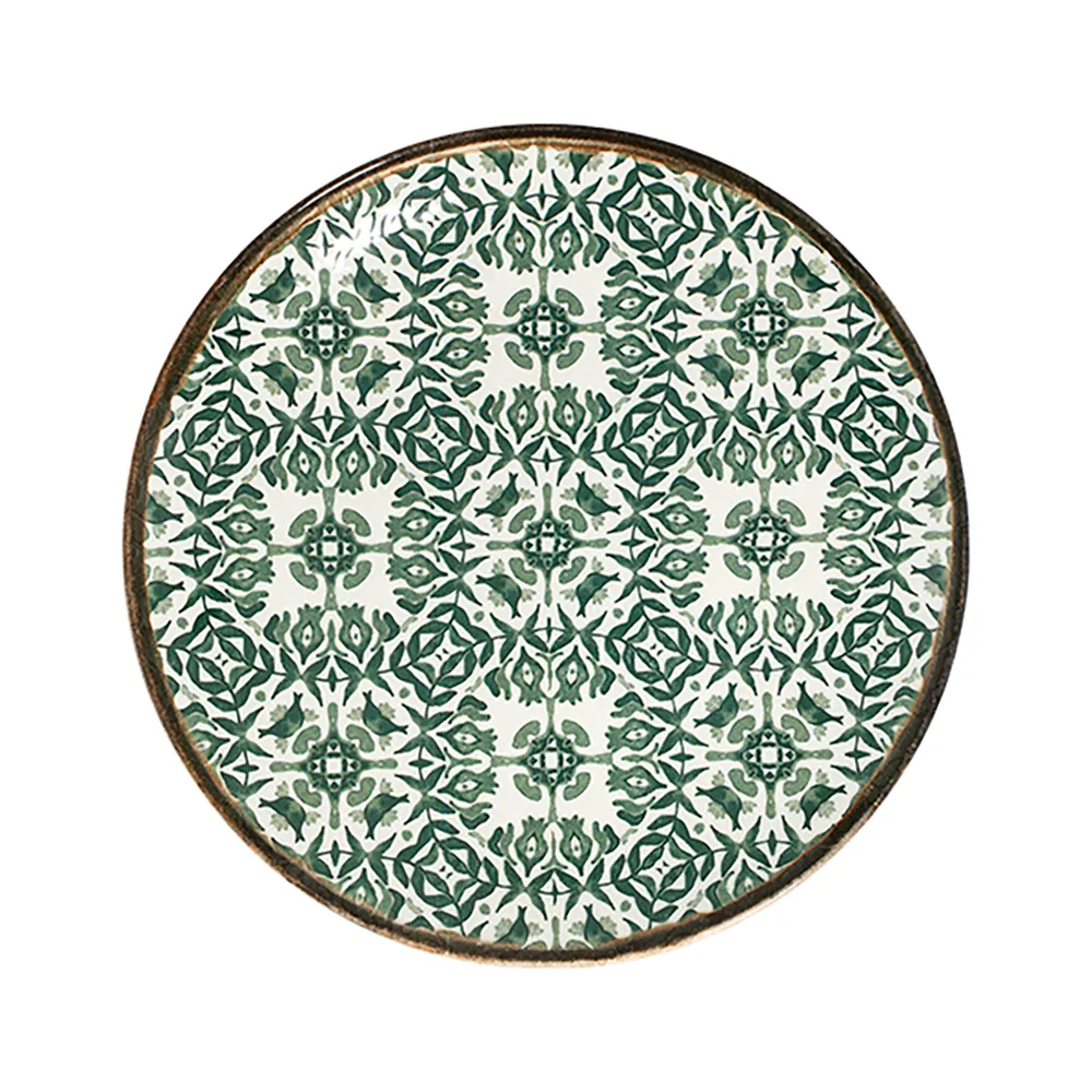 Seville Green Tuval Düz Tabak 28 cm