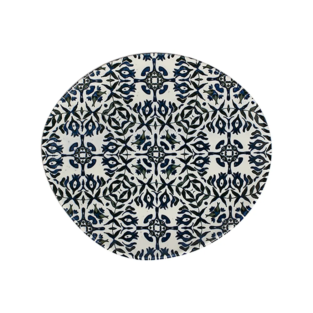 Seville Navy Pebble Düz Tabak 27 cm