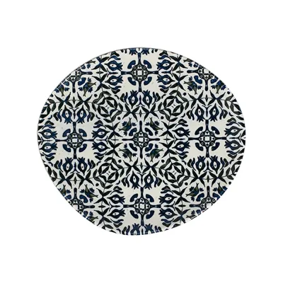 Seville Navy Pebble Düz Tabak 27 cm