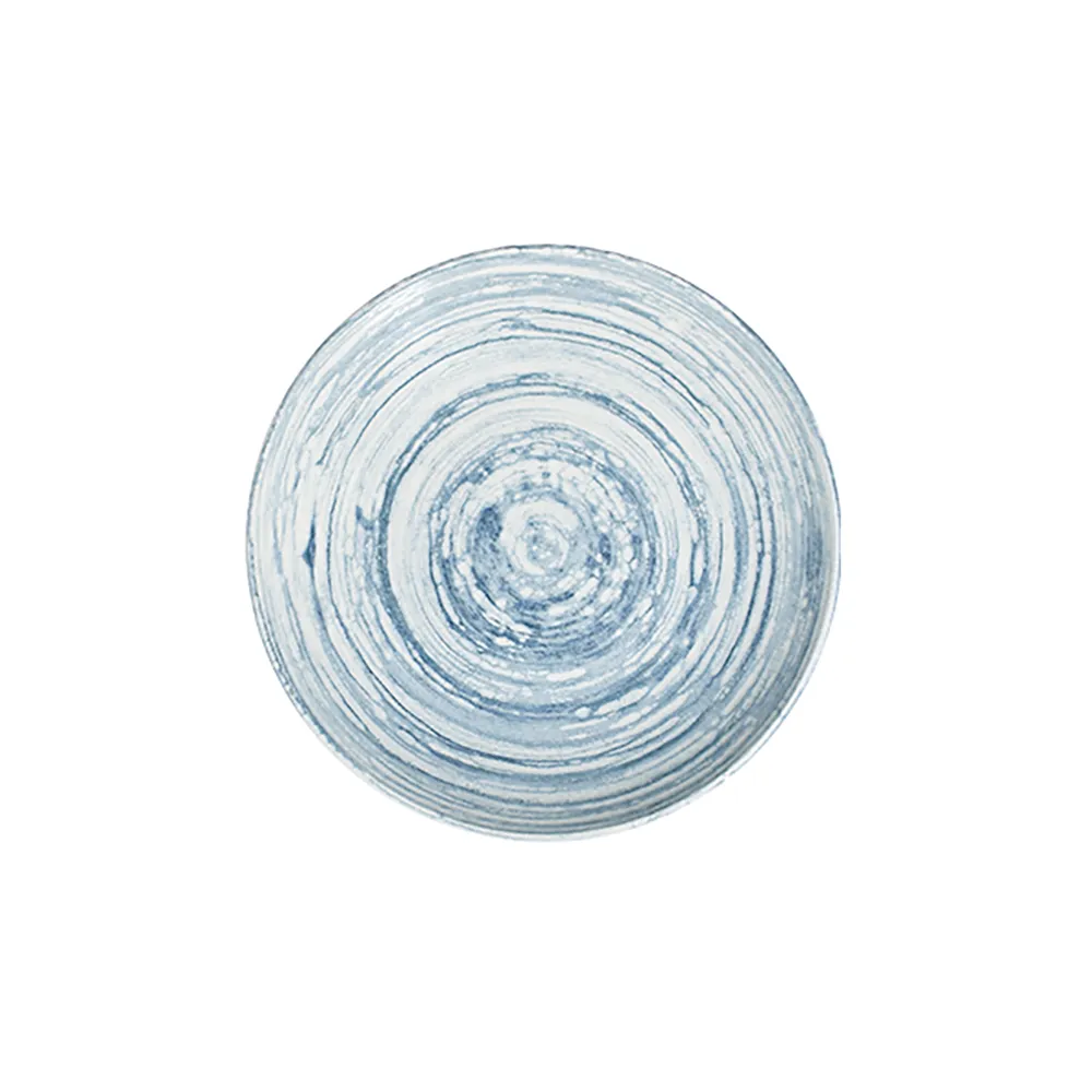 Swirl Blue Tuval Çukur Tabak 20 cm 550 cc