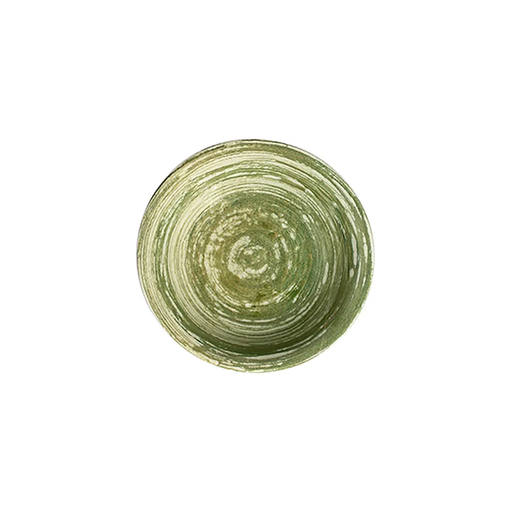 Swirl Green Tuval Kase 17 cm 500 cc