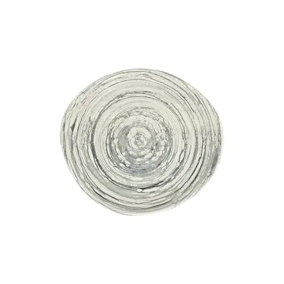 Swirl Grey Pebble Düz Tabak 21 cm