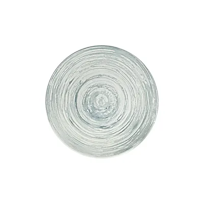 Swirl Grey Tuval Düz Tabak 20 cm