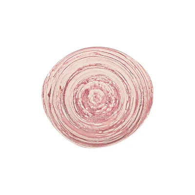 Swirl Pink Pebble Düz Tabak 21 cm