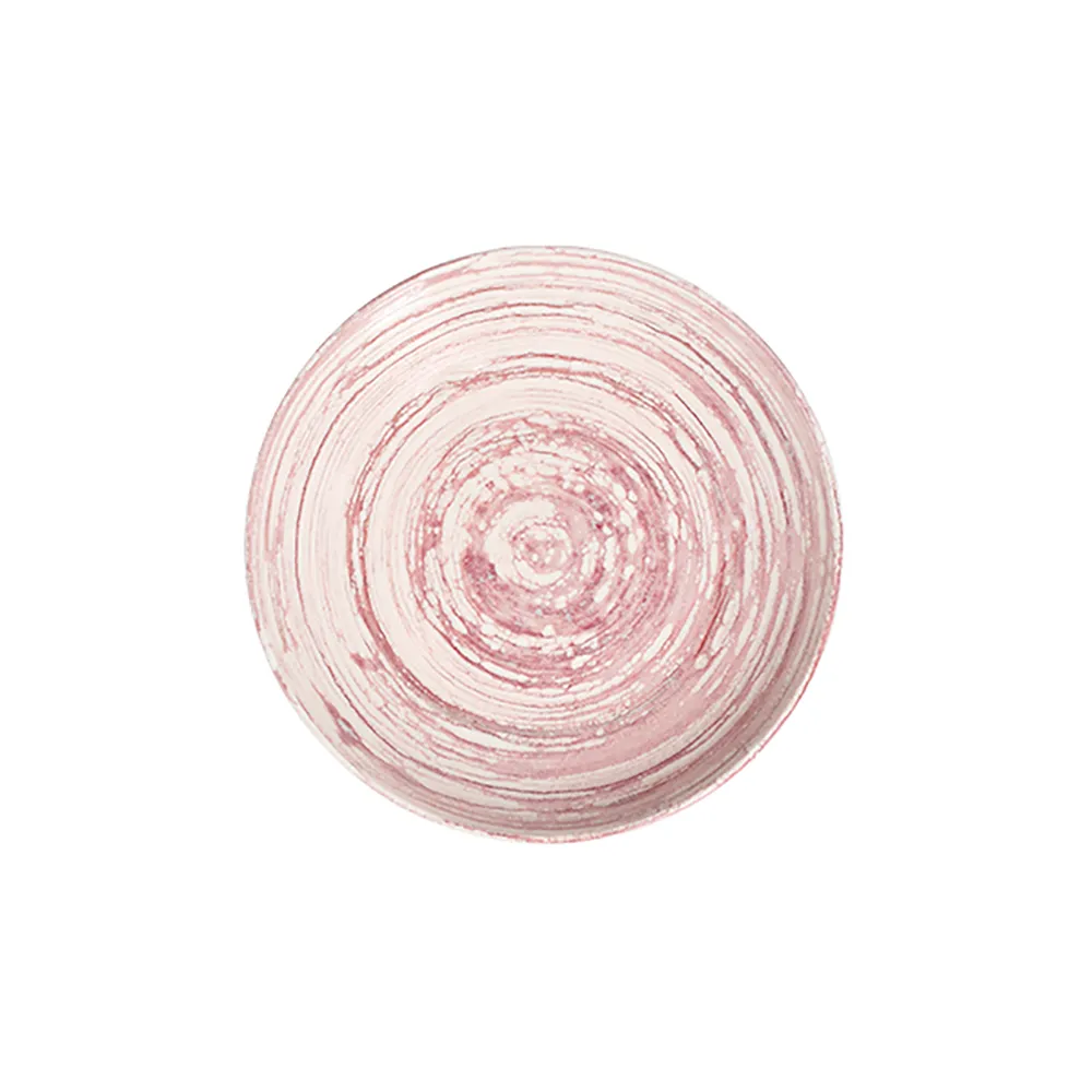 Swirl Pink Tuval Çukur Tabak 20 cm 550 cc