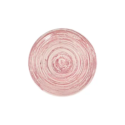 Swirl Pink Tuval Düz Tabak 20 cm