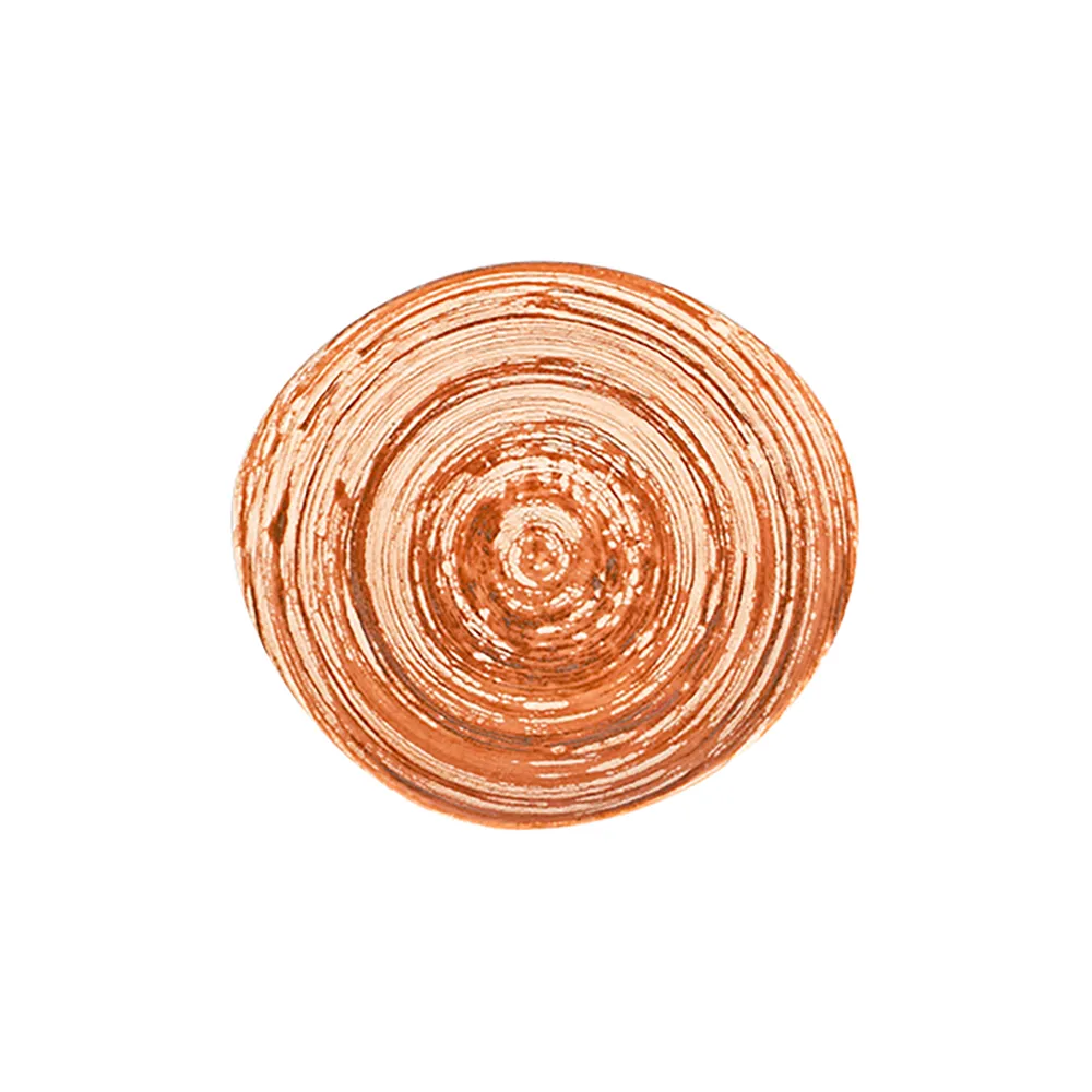 Swirl Terracotta Pebble Düz Tabak 21 cm
