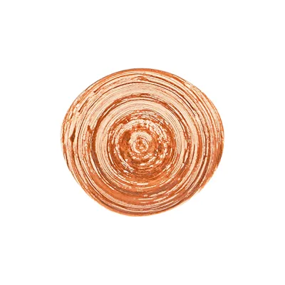 Swirl Terracotta Pebble Düz Tabak 21 cm