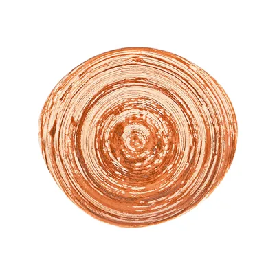 Swirl Terracotta Pebble Düz Tabak 27 cm