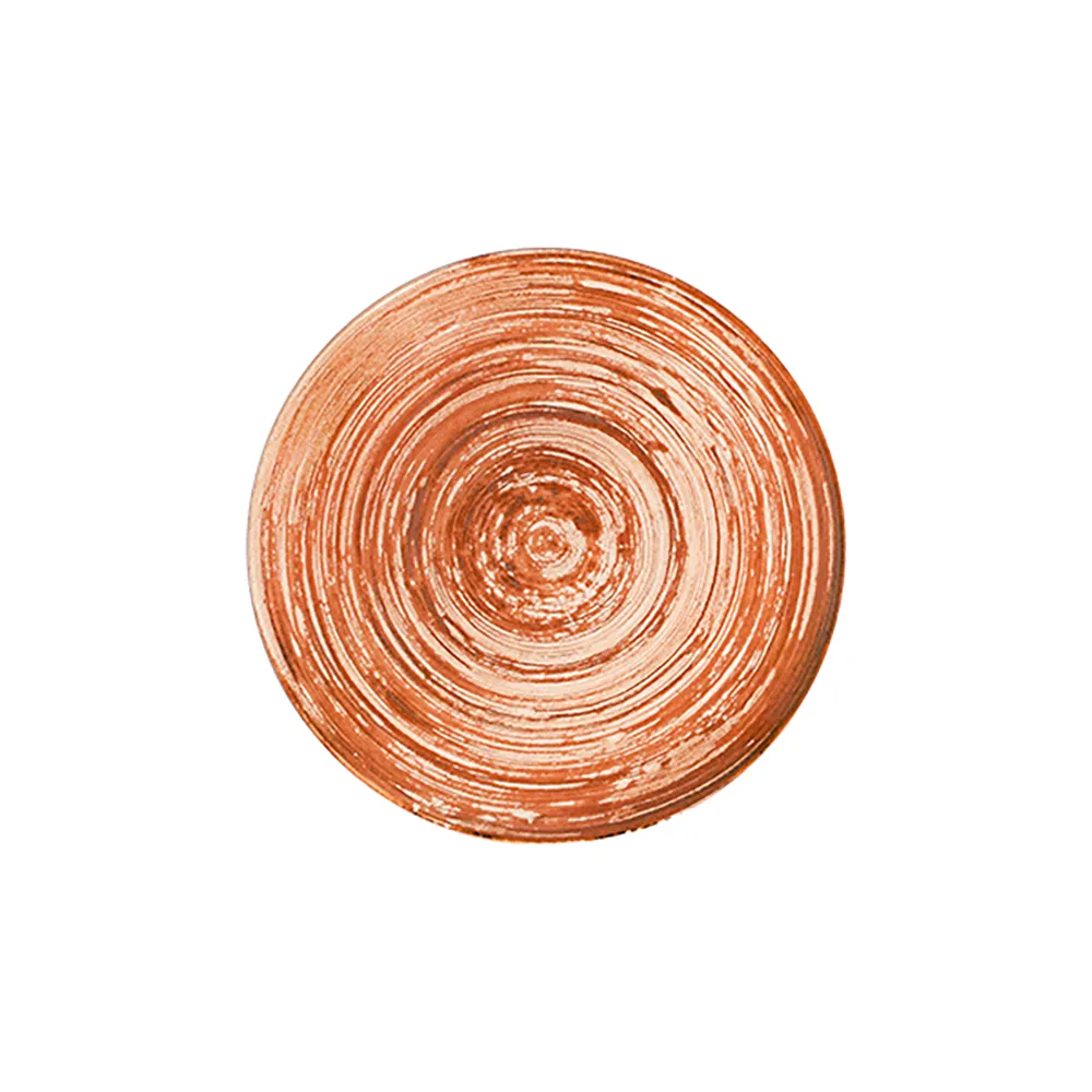 Swirl Terracotta Tuval Düz Tabak 20 cm