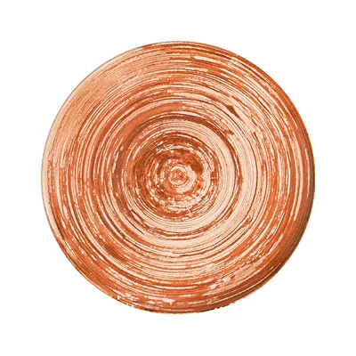 Swirl Terracotta Tuval Düz Tabak 28 cm
