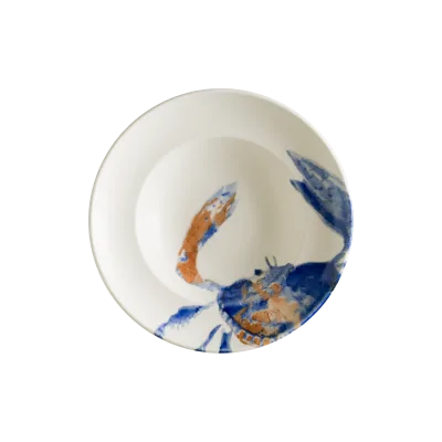 Aquelis Crab Gourmet Deep Plate 27 cm 450 cc
