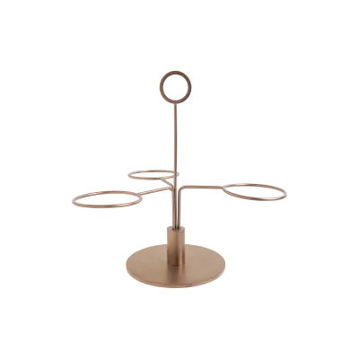 Clair Matte Bronz 3 Tier Serving Stand