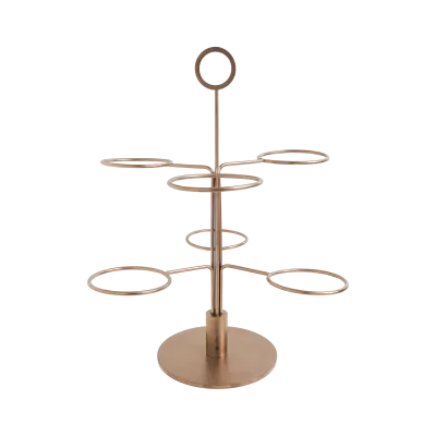 Matte Bronze Clair 6 Tier Serving Stand