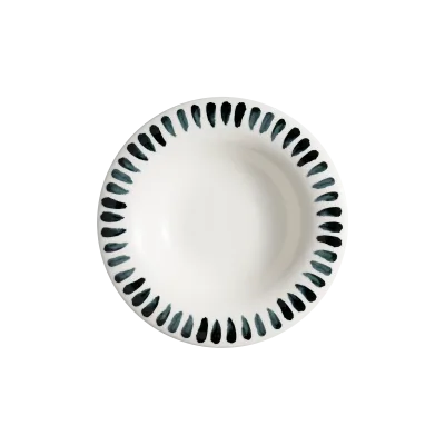 Lavis Black Albus Deep Plate 27 cm 500 cc