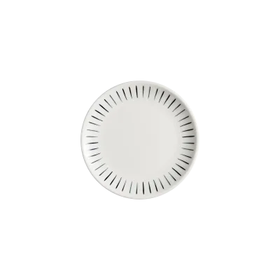 Lavis Black Gourmet Flat Plate 19 cm