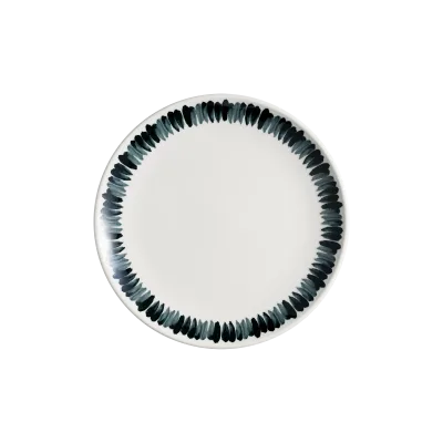 Lavis Black Gourmet Flat Plate 25 cm