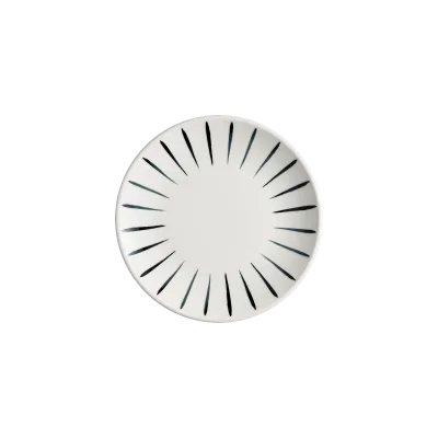 Lavis Black Gourmet Flat Plate 21 cm