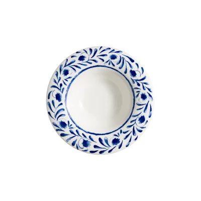 Lavis Blue Albus Deep Plate 28 cm 490 cc