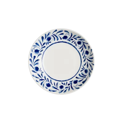 Lavis Blue Bloom Deep Plate 25 cm 1300 cc