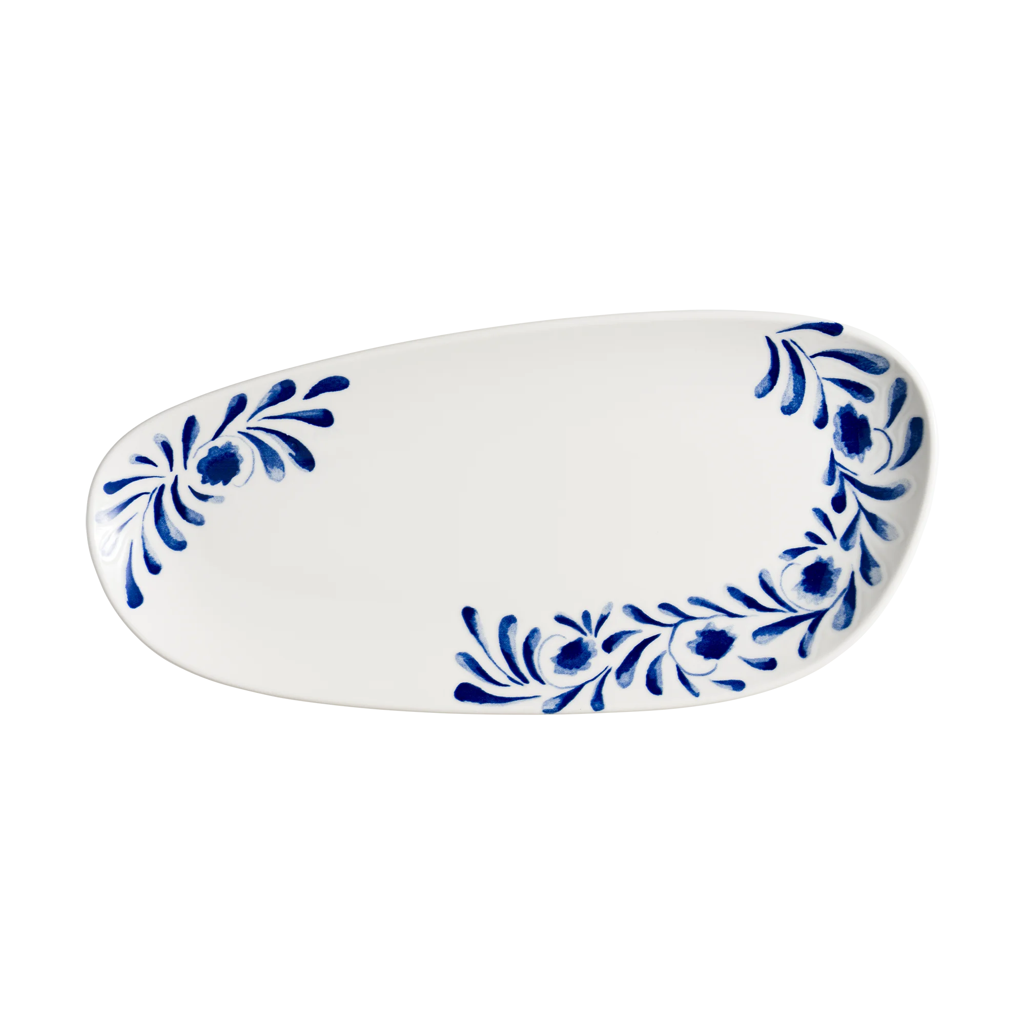 Lavis Blue Vago Rectangular Plate 36 cm