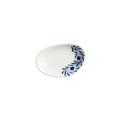 Lavis Blue Vago Oval Plate 15*8.5 cm 140 cc