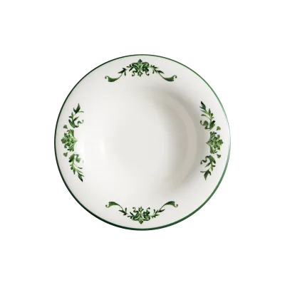 Lavis Green Albus Deep Plate 27 cm 500 cc