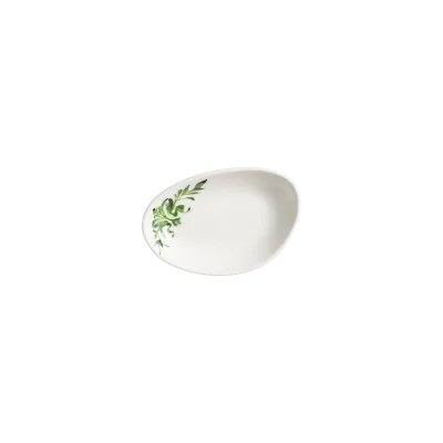 Lavis Green Vago Oval Plate 12*8 cm