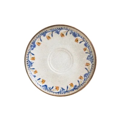 Retro Floral Gourmet Coffee Saucer 16 cm