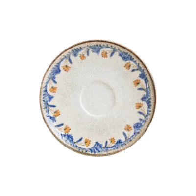 Retro Floral Gourmet Coffee Saucer 12 cm