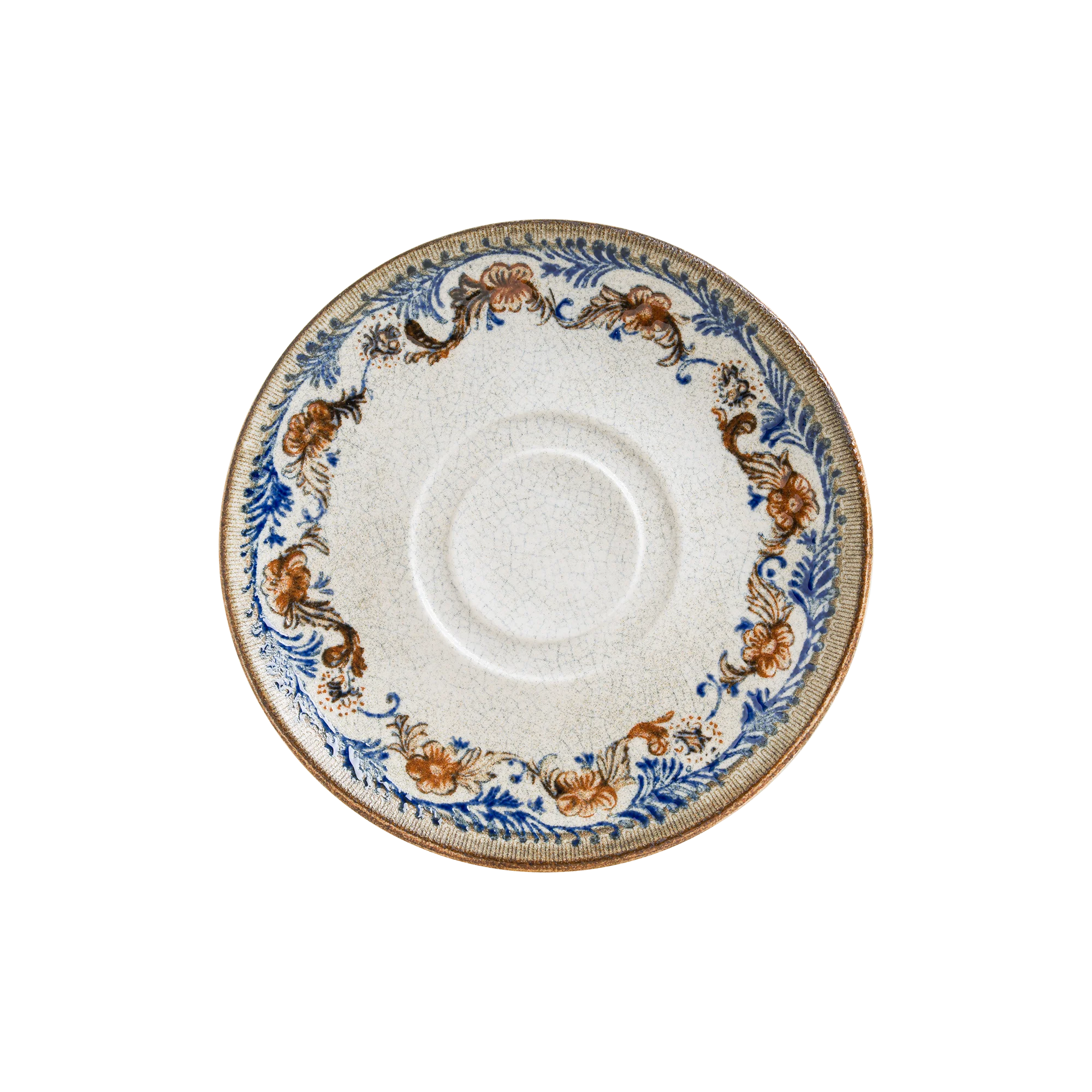 Retro Floral Gourmet Consomme Plate 19 cm