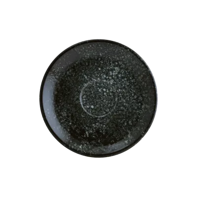 Cosmos Black Gourmet Coffee Saucer 12 cm