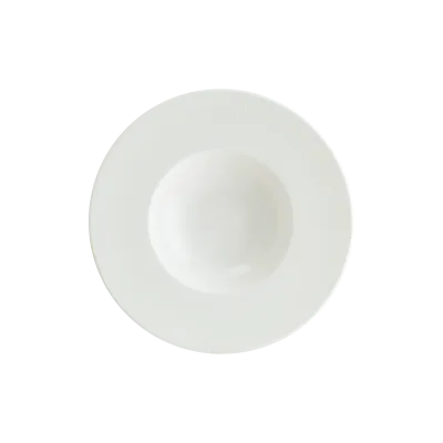 Iris White Banquet Deep Plate 28 cm 400 cc