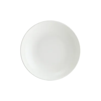 Iris White Bloom Deep Plate 23 cm 1000 cc