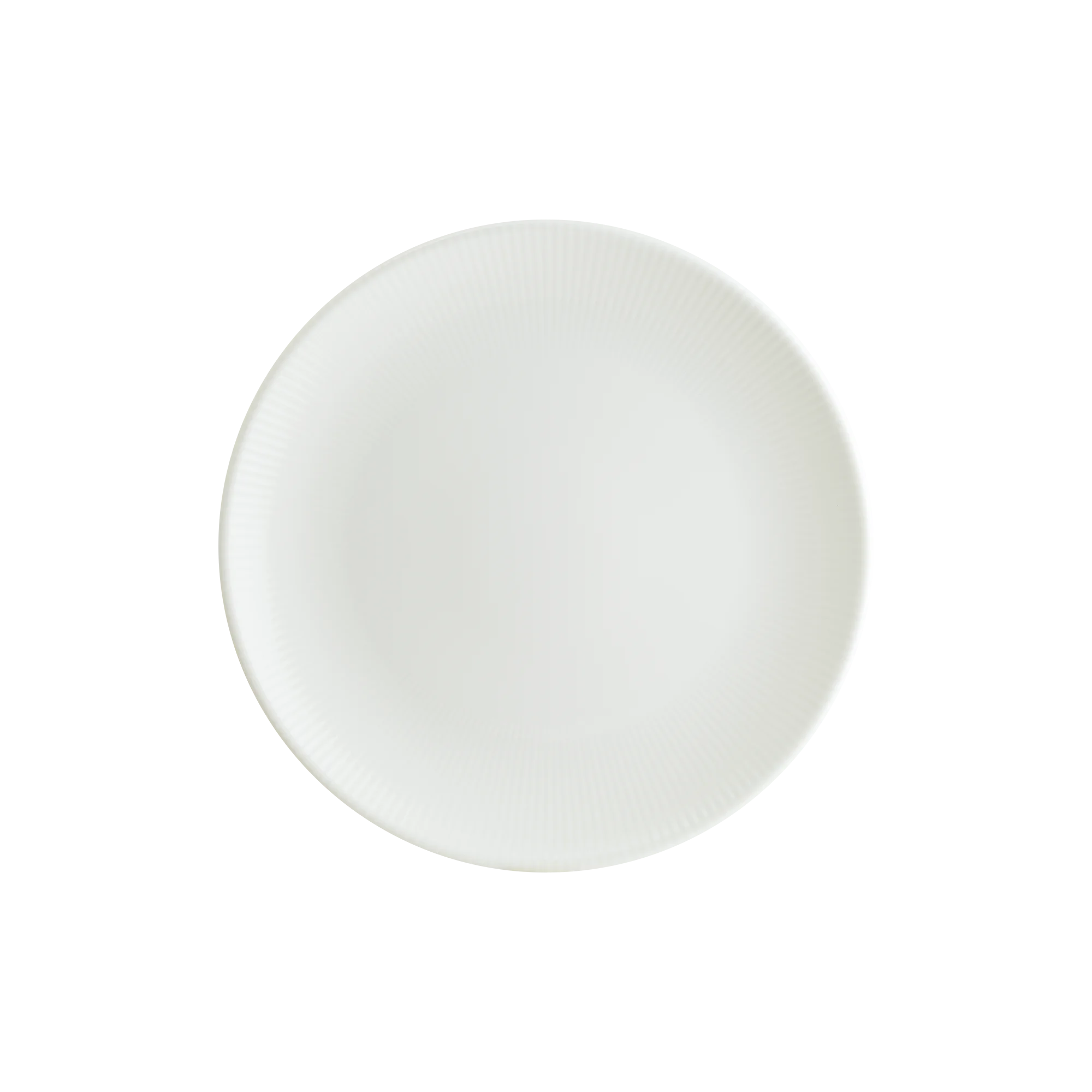 Iris White Gourmet Flat Plate 21 cm
