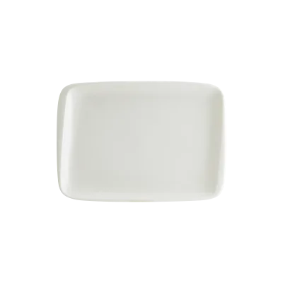 Iris White Moove Rectangular Plate 23*16 cm