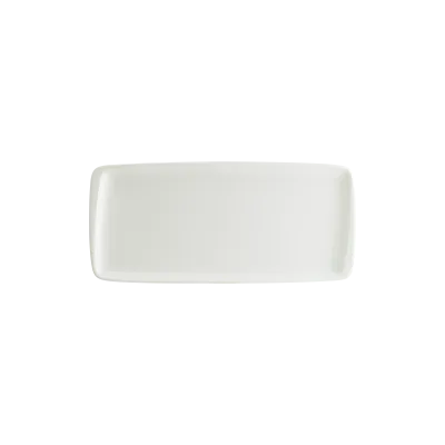 Iris White Moove Rectangular Plate 34*16 cm