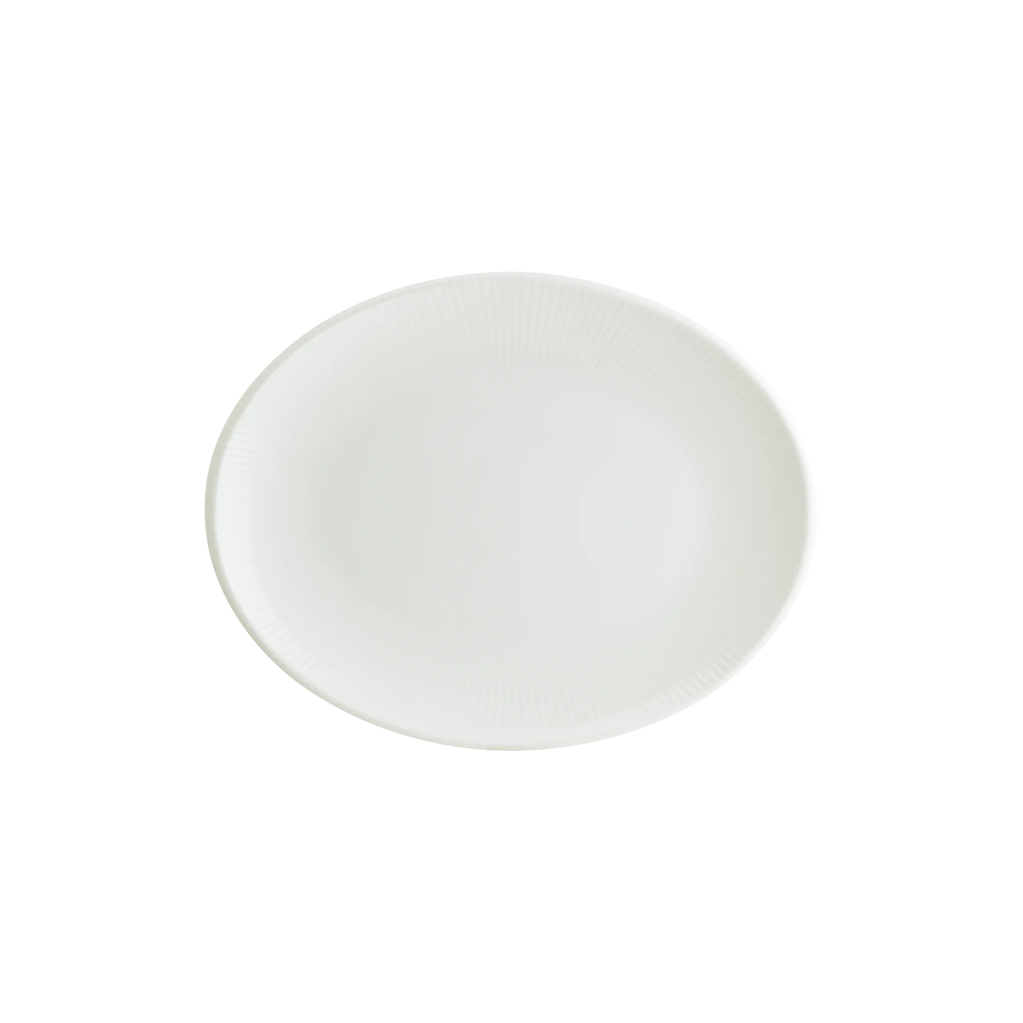 Iris White Moove Oval Plate 31*24 cm