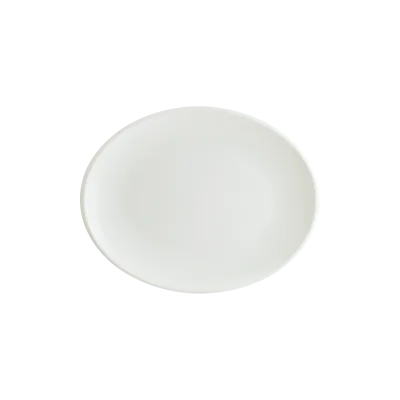 Iris White Moove Oval Plate 36*28 cm