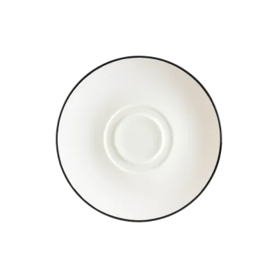 Linea Black Gourmet Consomme Plate 19 cm