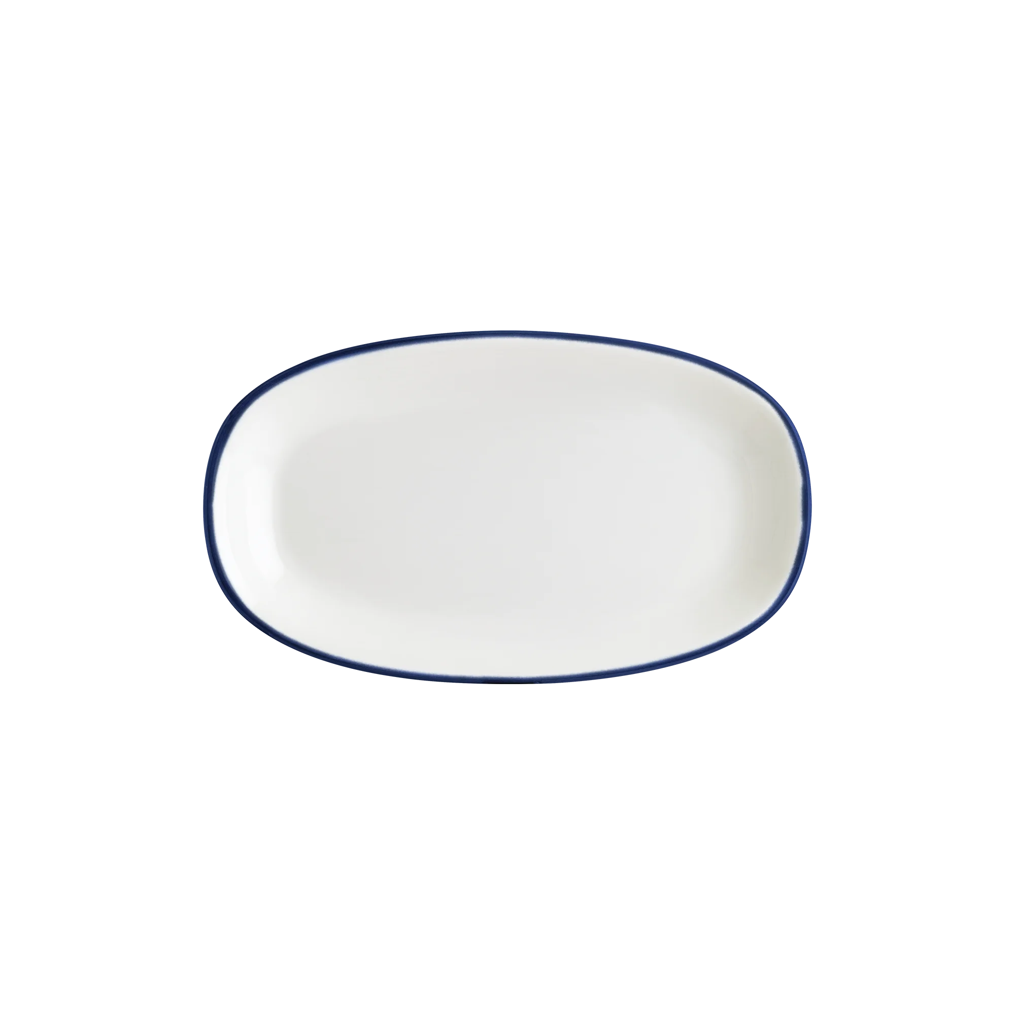 Linea Blue Gourmet Oval Plate 24*14 cm 430 cc