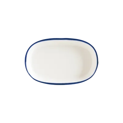 Linea Blue Hygge 10cm Oval Plate