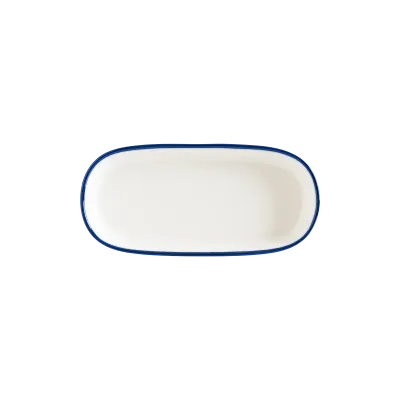 Linea Blue Hygge 14cm Oval Plate