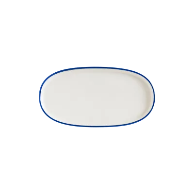 Linea Blue Hygge 21cm  Oval Plate