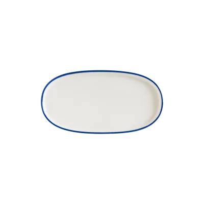 Linea Blue Hygge 25cm  Oval Plate