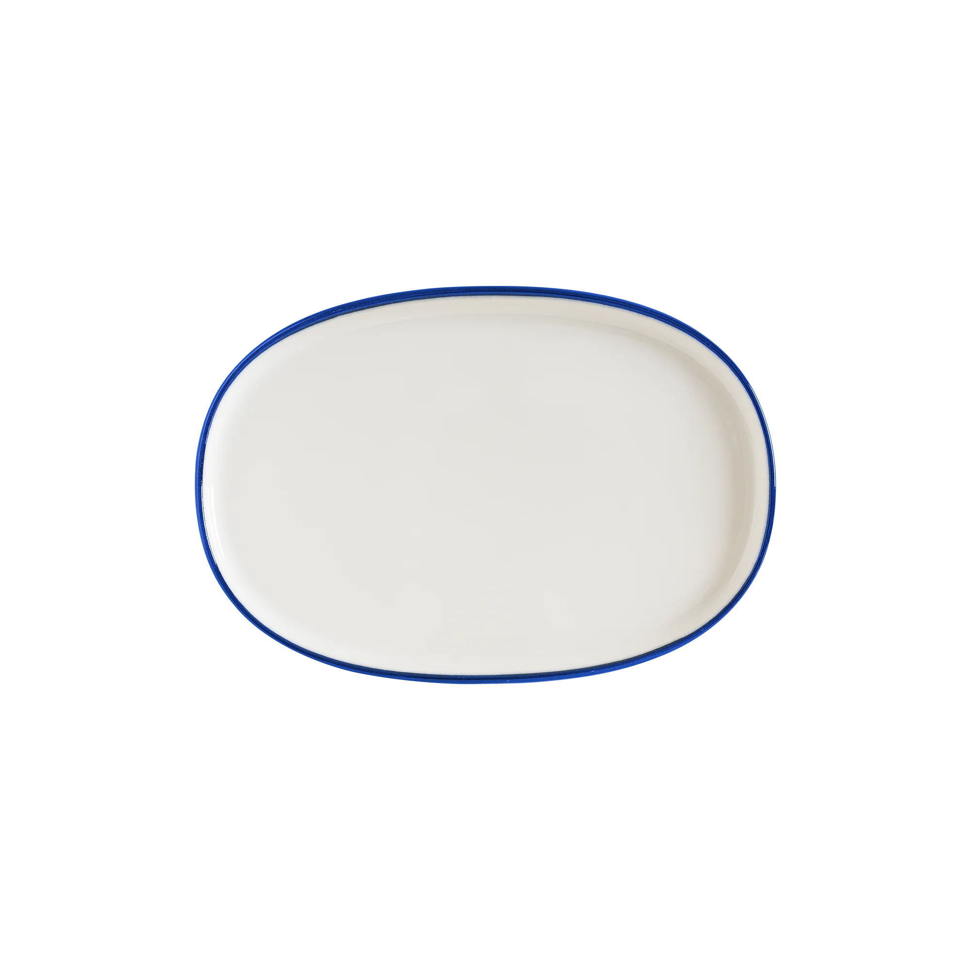 Linea Blue Hygge 34 cm Oval Plate