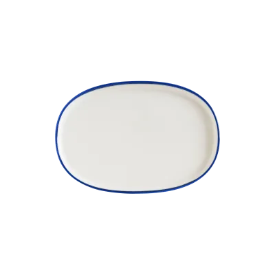 Linea Blue Hygge 34 cm Oval Plate